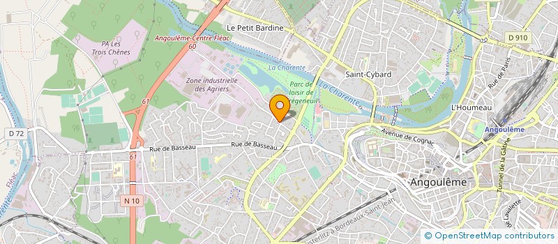 localisation de l'entreprise TECHNICIEL à ANGOULEME
