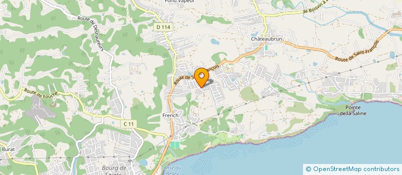 localisation de l'entreprise TECHNICIEN EN ELECTRICITE & AUTOMATISMES DU BATIMENT  SAINTE-ANNE