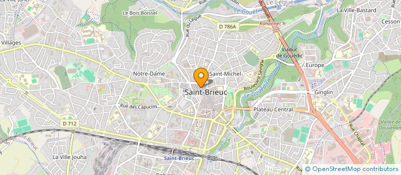 localisation de l'entreprise TECHNICIENS ARTISTES REUNIS à SAINT-BRIEUC