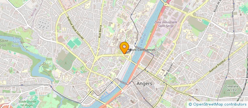 localisation de l'entreprise TECHNICIENS ASSOCIES DE CENTRES DE TRANSFUSION à ANGERS