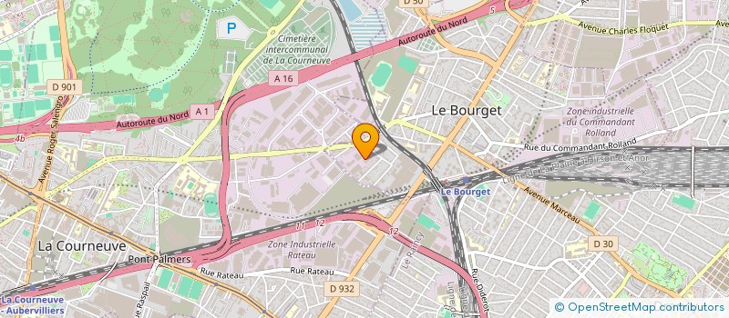 localisation de l'entreprise TECHNICIENS BATIMENTS SERVICES à LE BOURGET
