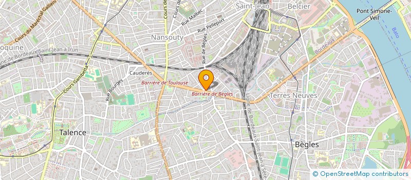 localisation de l'entreprise TECHNICIENS ET ARTISTES ASSOCIES à BORDEAUX