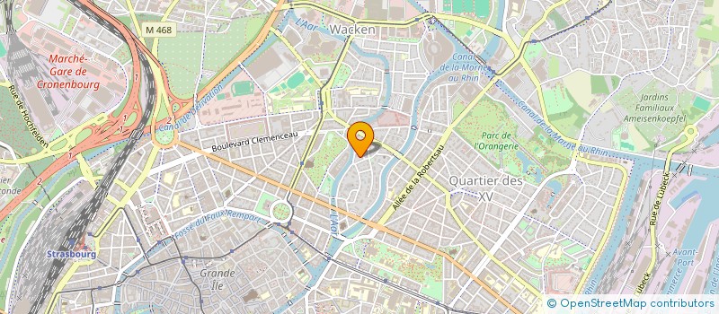 localisation de l'entreprise TECHNICITI à STRASBOURG