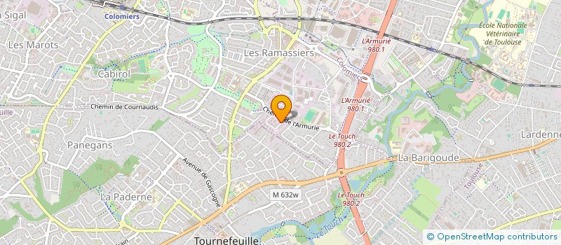 localisation de l'entreprise TECHNICLIMATIC à COLOMIERS