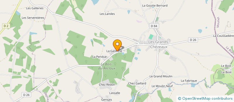 localisation de l'entreprise TECHNICO à LES GRANDS-CHEZEAUX