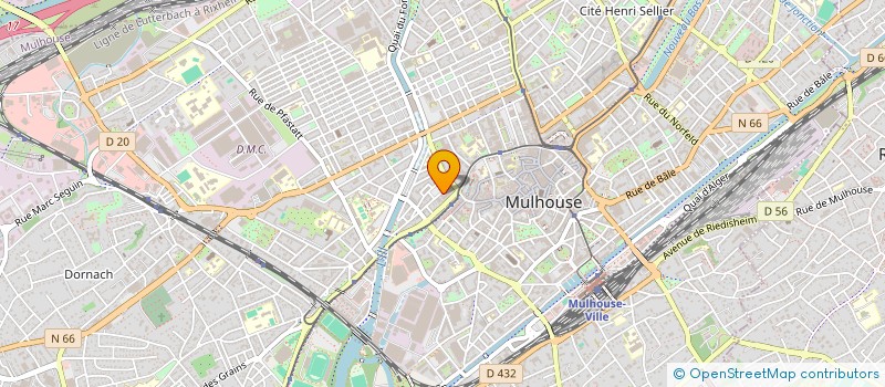 localisation de l'entreprise TECHNICOBAT SARL  MULHOUSE