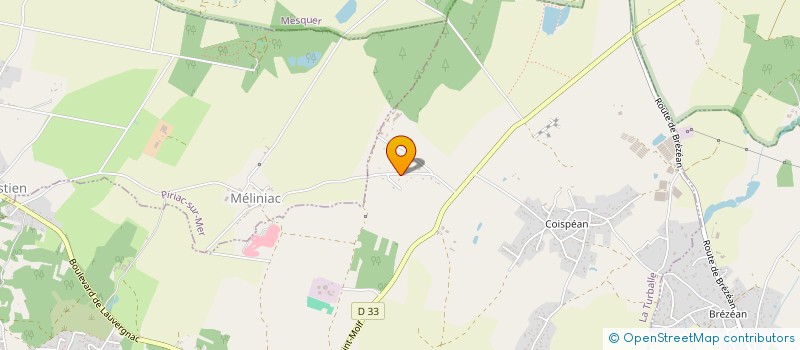 localisation de l'entreprise TECHNICOD  LA TURBALLE