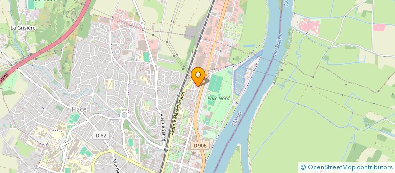 localisation de l'entreprise TECHNICOFFRAGE à MACON