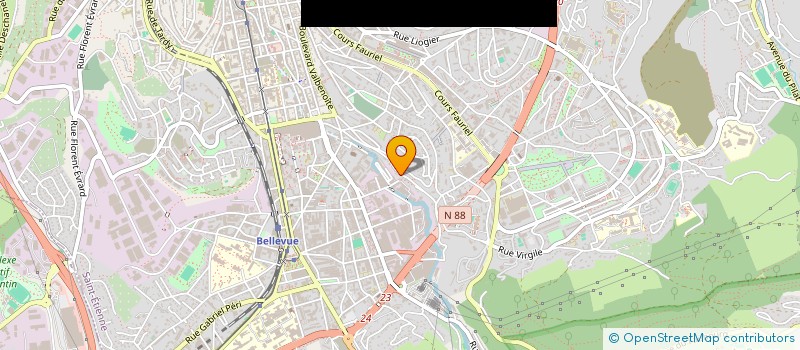 localisation de l'entreprise TECHNICOLOR  SAINT-ETIENNE