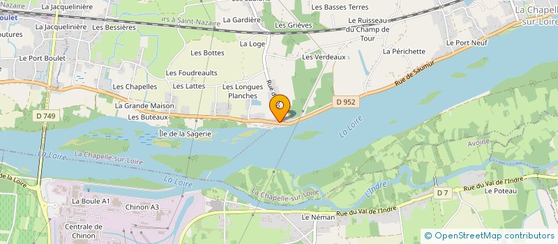 localisation de l'entreprise TECHNICOLOR  LA CHAPELLE-SUR-LOIRE