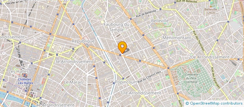 localisation de l'entreprise TECHNICOM à PARIS