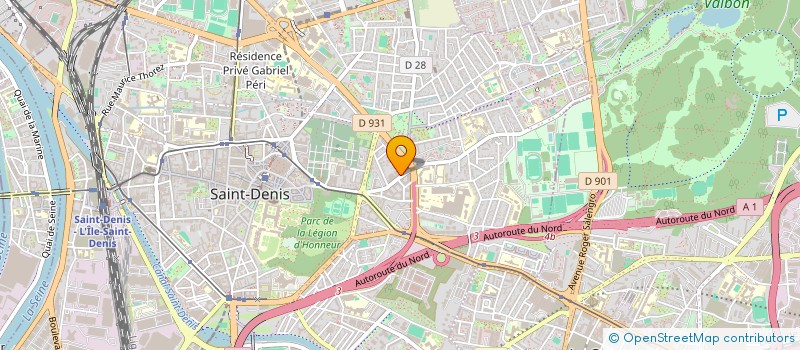 localisation de l'entreprise TECHNICOM à SAINT-DENIS