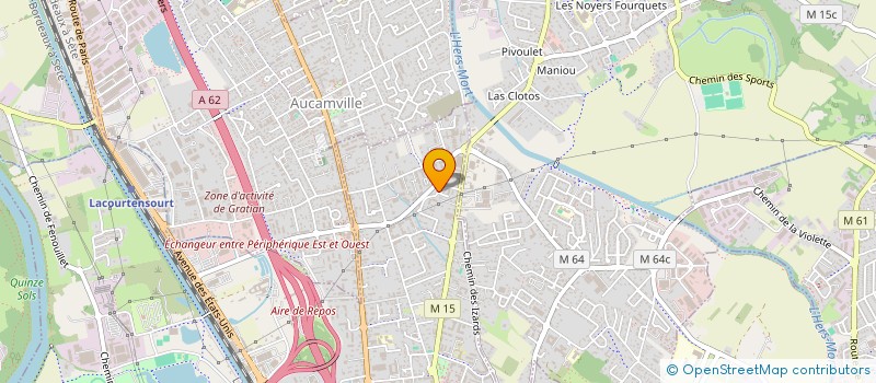 localisation de l'entreprise TECHNICOM à TOULOUSE