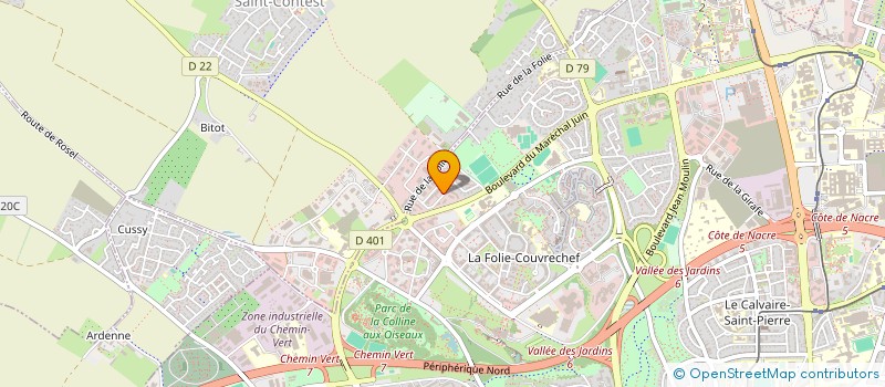localisation de l'entreprise TECHNICOM FINANCES à CAEN