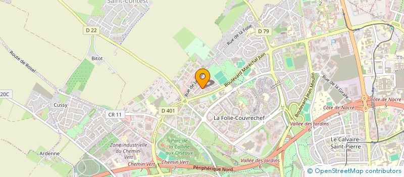 localisation de l'entreprise TECHNICOM IMAGES à CAEN