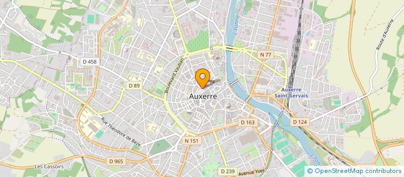 localisation de l'entreprise TECHNICONCEPT à AUXERRE