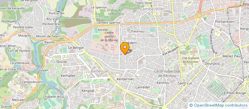 localisation de l'entreprise TECHNICONSULT à BREST