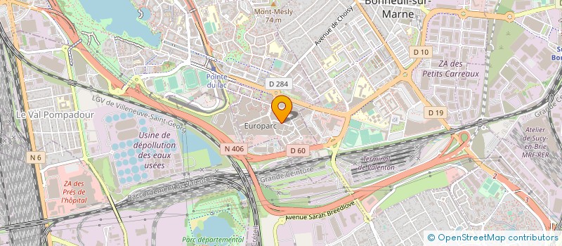 localisation de l'entreprise TECHNICONTROL à CRETEIL
