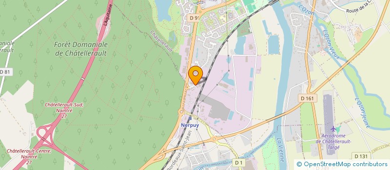 localisation de l'entreprise TECHNICONTROL SA à CHATELLERAULT