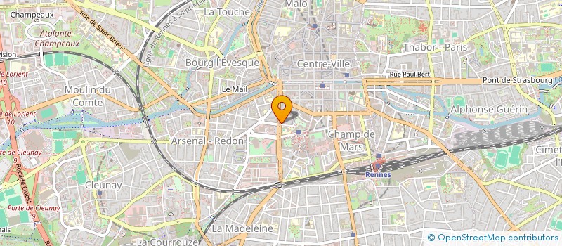 localisation de l'entreprise TECHNICOOP  RENNES