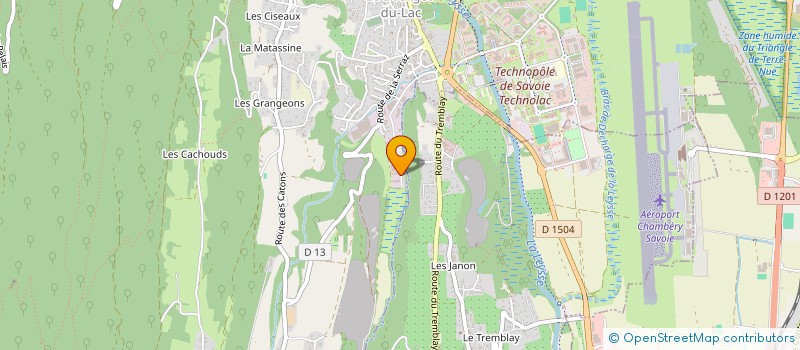 localisation de l'entreprise TECHNICOUPE à LE BOURGET-DU-LAC