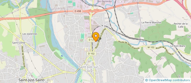 localisation de l'entreprise TECHNICOUPE  SAINT-JUST-SAINT-RAMBERT