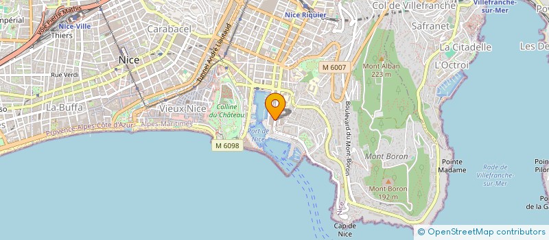 localisation de l'entreprise TECHNICS AUDITION  NICE