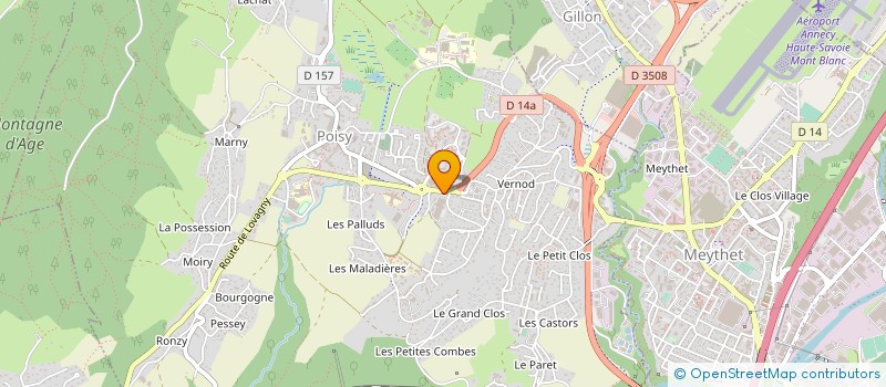 localisation de l'entreprise TECHNICS D'AGENCEMENT à POISY