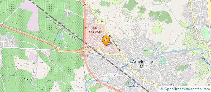 localisation de l'entreprise TECHNICYCLES 66 à ARGELES-SUR-MER