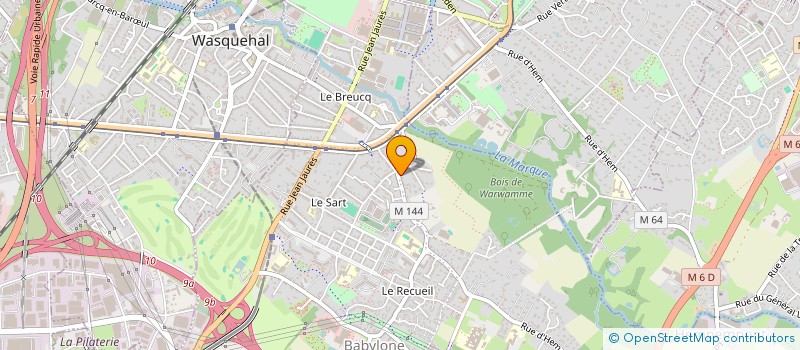 localisation de l'entreprise TECHNIDAL  VILLENEUVE-D'ASCQ