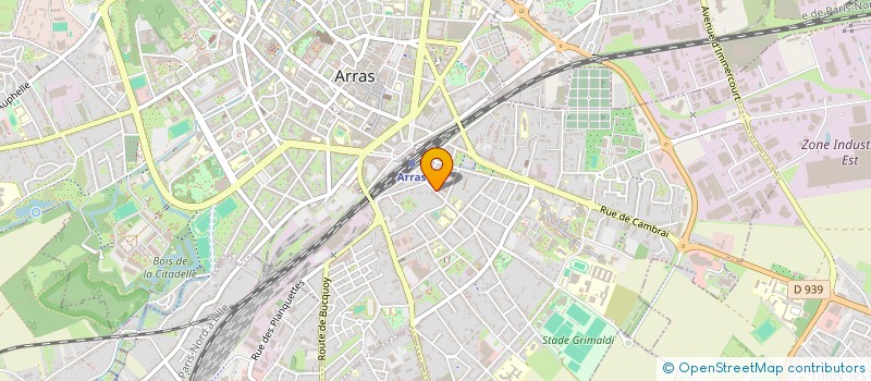 localisation de l'entreprise TECHNIDENT à ARRAS