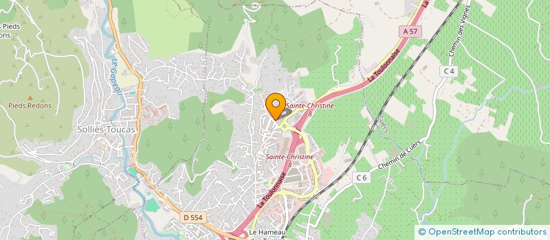 localisation de l'entreprise TECHNIDIAG 83  SOLLIES-PONT