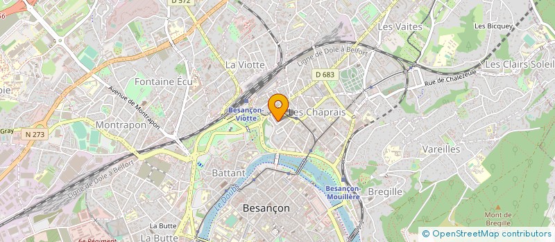 localisation de l'entreprise TECHNIDIS à BESANCON