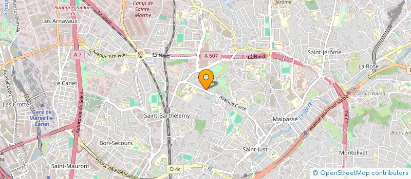 localisation de l'entreprise TECHNIDOM  MARSEILLE