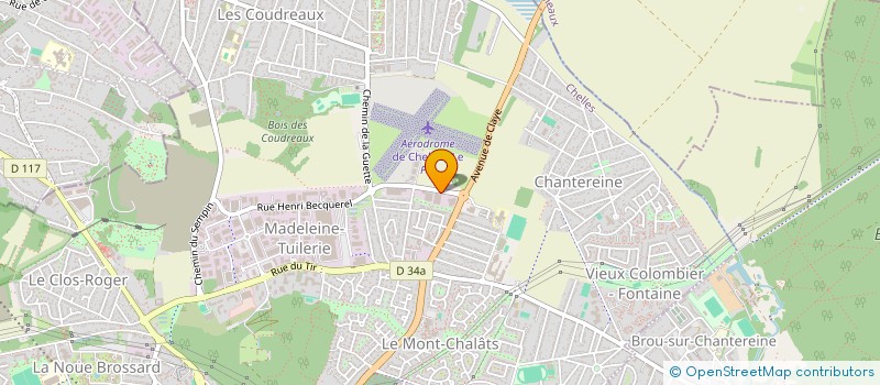 localisation de l'entreprise TECHNIFAB à CHELLES