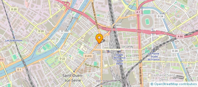 localisation de l'entreprise TECHNIFACADE à SAINT-DENIS