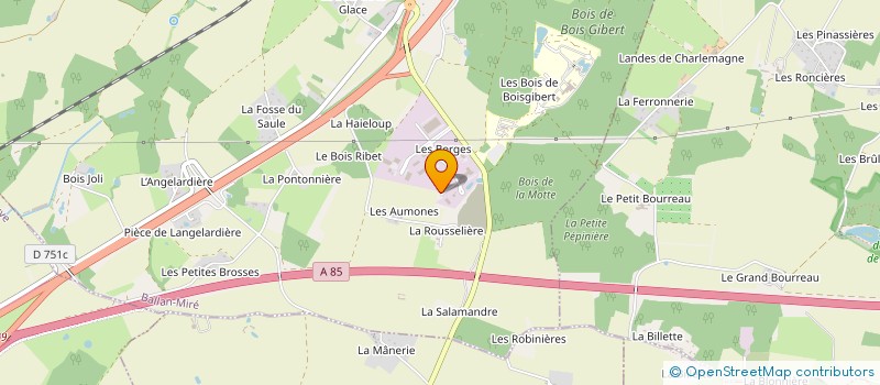 localisation de l'entreprise TECHNIFENCE SAS à BALLAN-MIRE