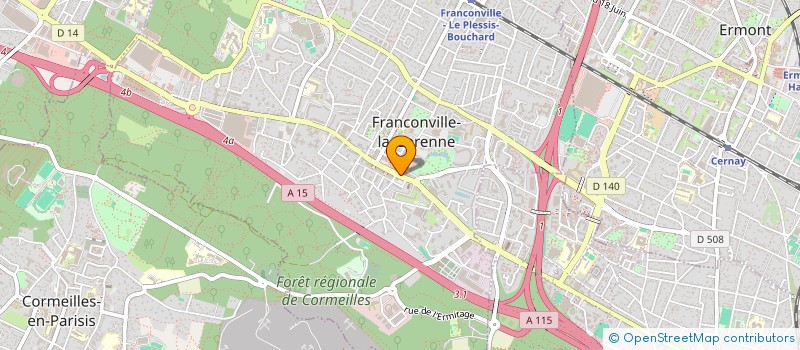 localisation de l'entreprise TECHNIFERMA à FRANCONVILLE