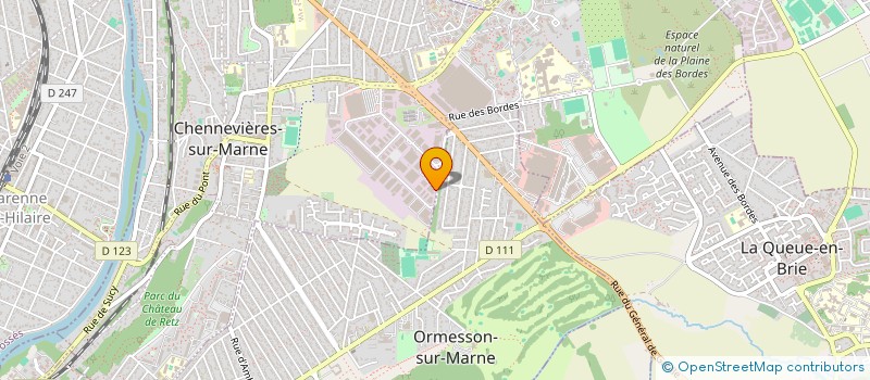 localisation de l'entreprise TECHNIFIX à CHENNEVIERES-SUR-MARNE