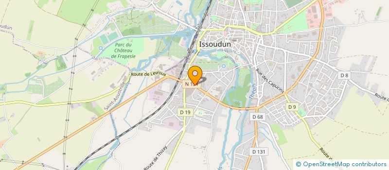localisation de l'entreprise TECHNIFLOC-DIFFUSION à ISSOUDUN