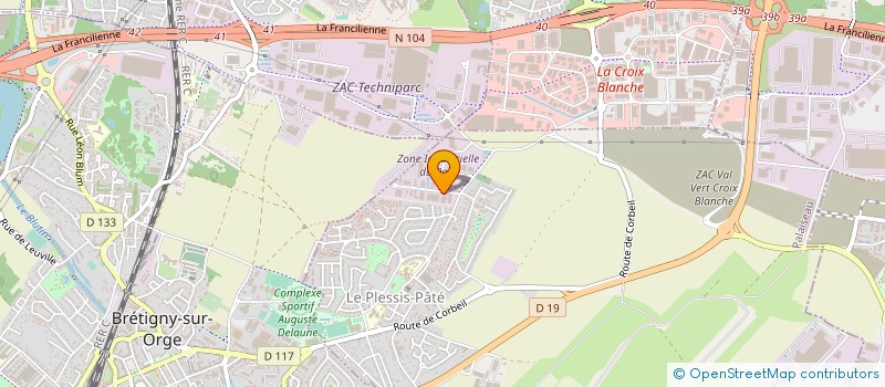 localisation de l'entreprise TECHNIFLON EUROPE à LE PLESSIS-PATE