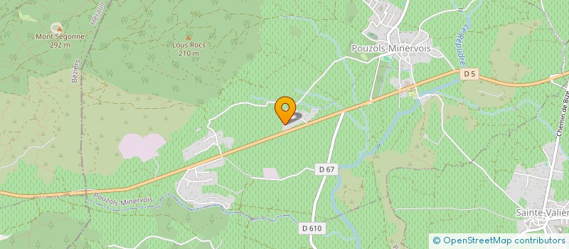 localisation de l'entreprise TECHNIFORMAT  POUZOLS-MINERVOIS