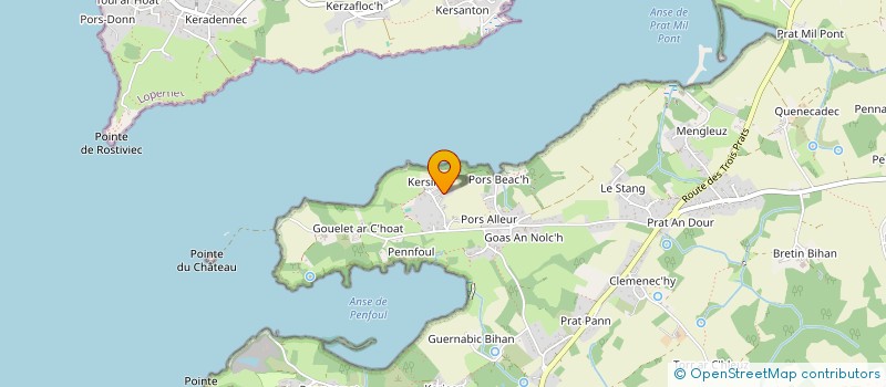 localisation de l'entreprise TECHNIFORMES  LOGONNA-DAOULAS