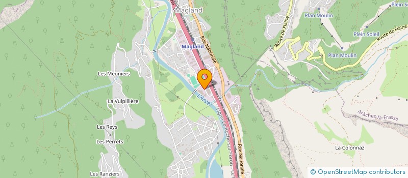 localisation de l'entreprise TECHNIFRAM  MAGLAND