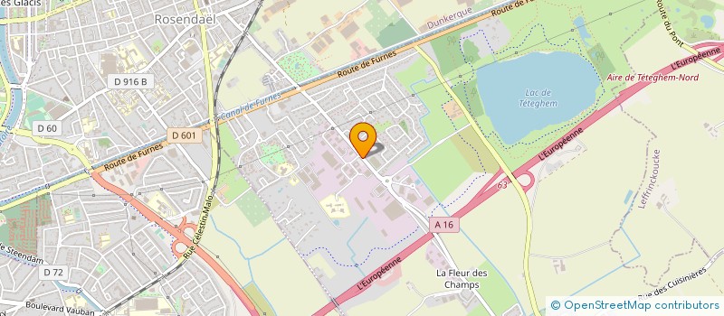 localisation de l'entreprise TECHNIFRANCE à TETEGHEM-COUDEKERQUE-VILLAGE