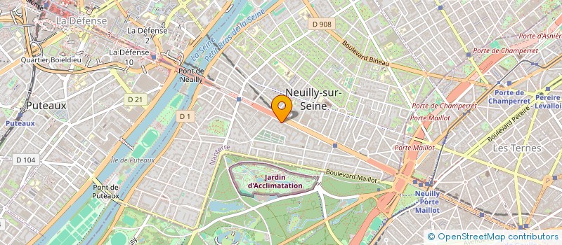 localisation de l'entreprise TECHNIFRANCE à NEUILLY-SUR-SEINE
