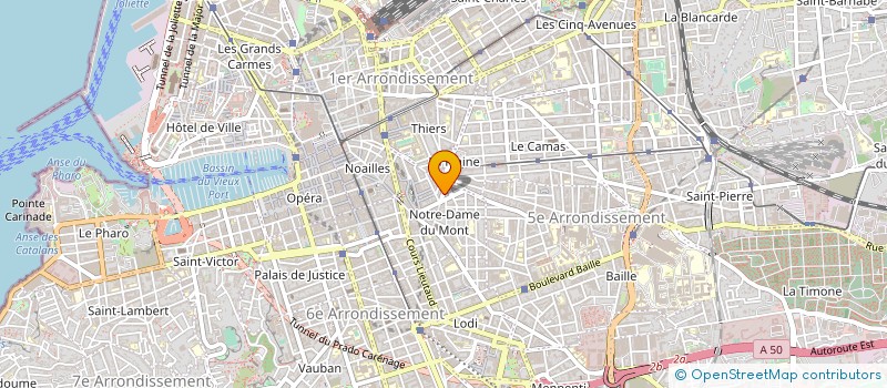 localisation de l'entreprise TECHNIFRANCE à MARSEILLE