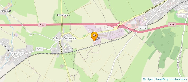 localisation de l'entreprise TECHNIFRANCE  VILLE-EN-VERMOIS