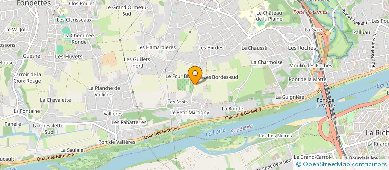 localisation de l'entreprise TECHNIGOMMAGE  BALLAN-MIRE