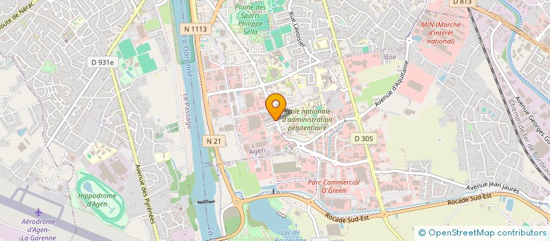 localisation de l'entreprise TECHNIGRAV  AGEN